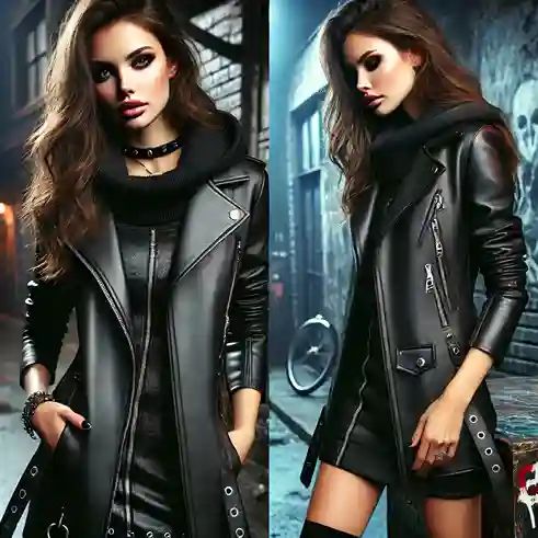 Δερμάτινα Παρκά για Rock Chic Εμφανίσεις