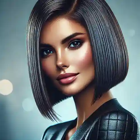 Wet Look για Καρέ Μαλλιά