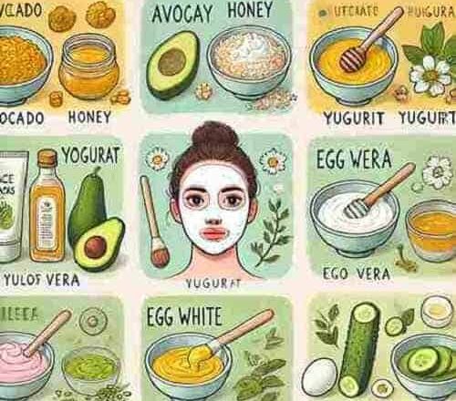 10 DIY Μάσκες Προσώπου με Φυσικά Υλικά