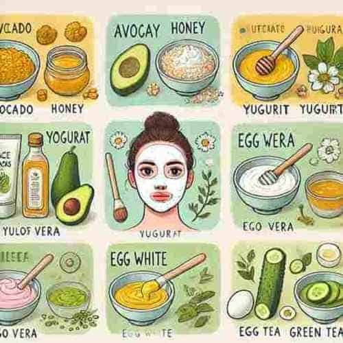 10 DIY Μάσκες Προσώπου με Φυσικά Υλικά