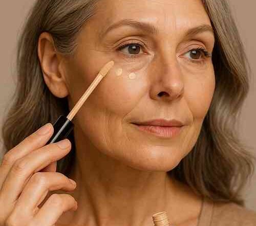 Εφάρμοσε concealer σε ώριμη επιδερμίδα χωρίς να τονίζεις τις ρυτίδες