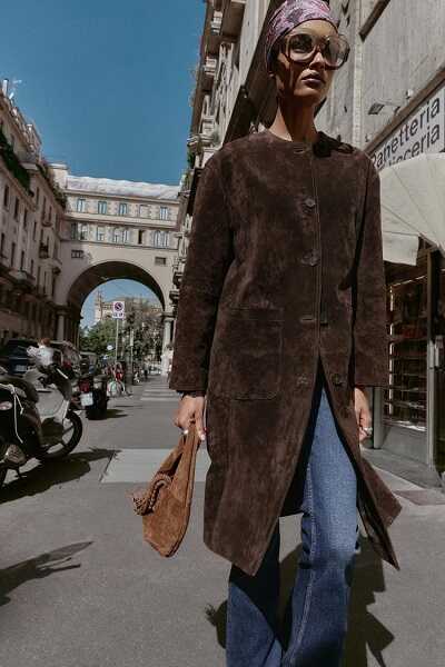 Faux Leather / Δερμάτινο Trench Coat