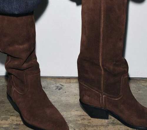 Καστόρινη μπότα ZARA Top επιλογή για φέτος το Χειμώνα