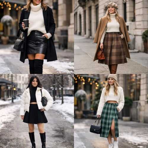Χειμωνιάτικα outfit με φούστα: 8 στιλάτες ιδέες!