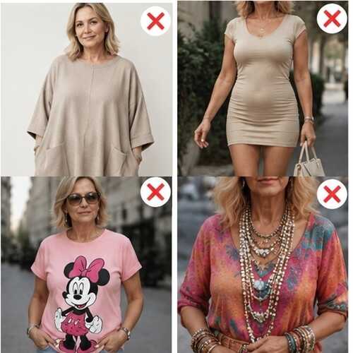 Ποια Ρούχα Πρέπει να Αποφεύγει μια Γυναίκα Πάνω από τα 50