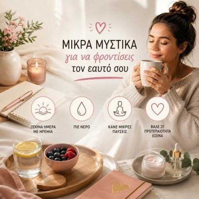 Μικρά μυστικά αυτοφροντίδας σε Μια Μέρα Γεμάτη Υποχρεώσεις