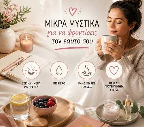 Μικρά μυστικά αυτοφροντίδας σε Μια Μέρα Γεμάτη Υποχρεώσεις